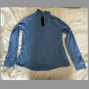 Xersion: Womens Mock Neck Long Sleeve Active Quarter-Zip Pullover